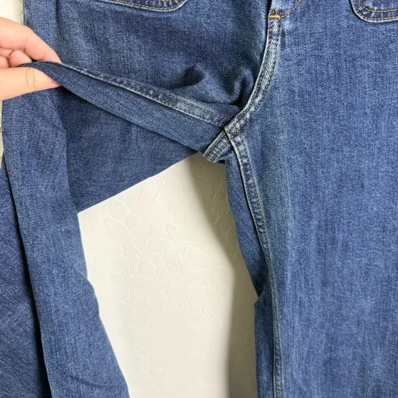 & Other Stories High Rise Flare Patch Pocket Jeans Medium Wash Size 29 - Picture 14 of 16